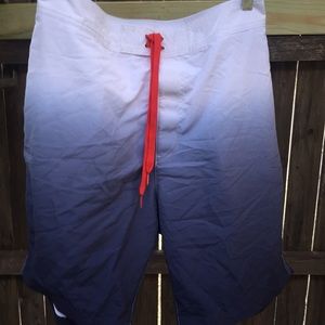 Express gray ombré Board shorts size 36